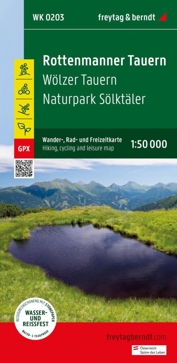 Levně Rottenmanner Tauern 1:50 000 / turistická a cykloturistická mapa