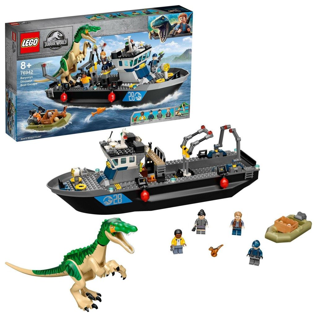 LEGO® Jurassic World™ 76942 Útěk baryonyxe z lodě - LEGO® MINDSTORMS®