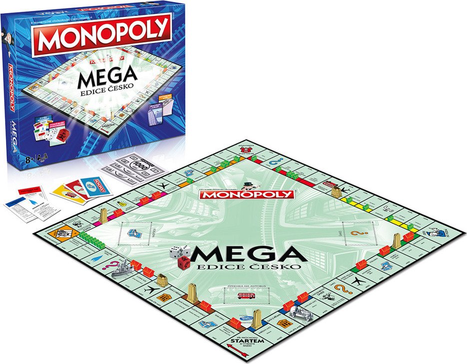 Levně Monopoly MEGA CZ - rodinná hra - Alltoys