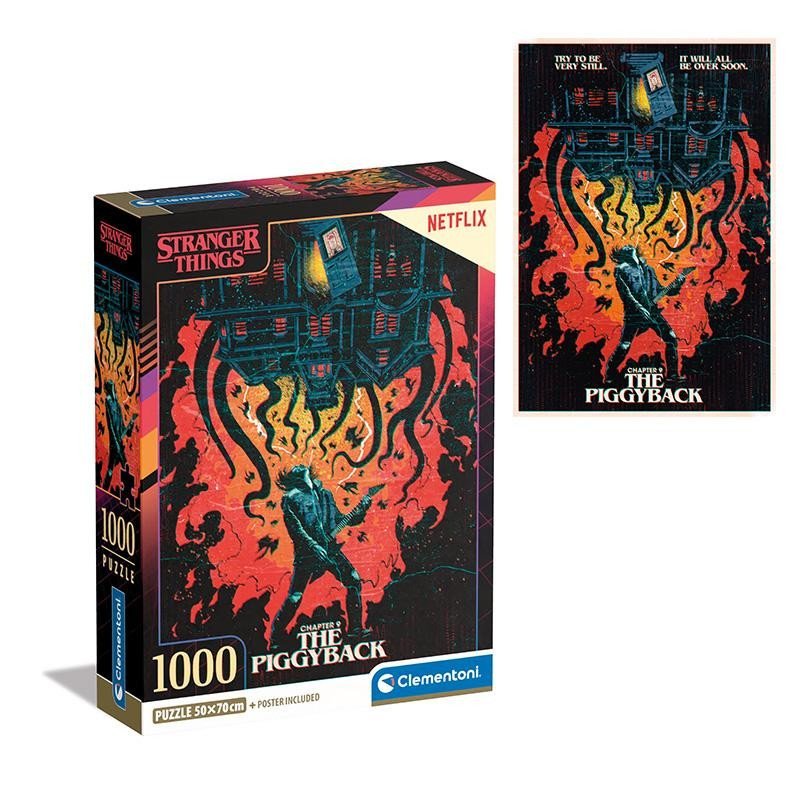 Product detail of Puzzle Stranger Things: The Piggyback 1000 dílků - Comansi