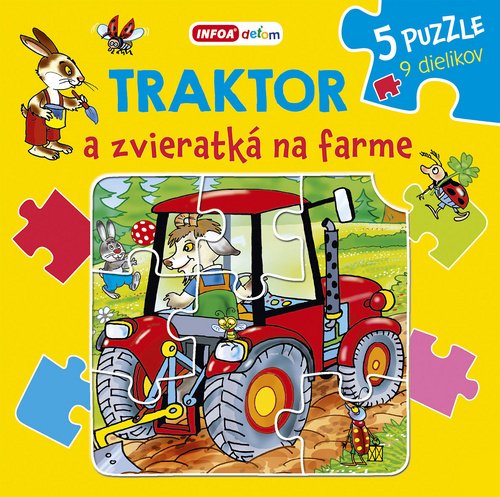 Levně Traktor a zvieratká na farme - Pavlína Šamalíková
