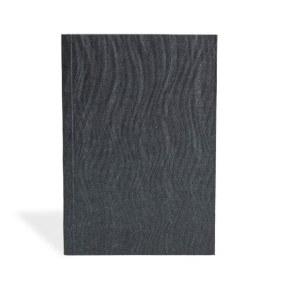 Levně Zápisník Paper-Oh Yuko-Ori Metallic Grey B6.5 linkovaný