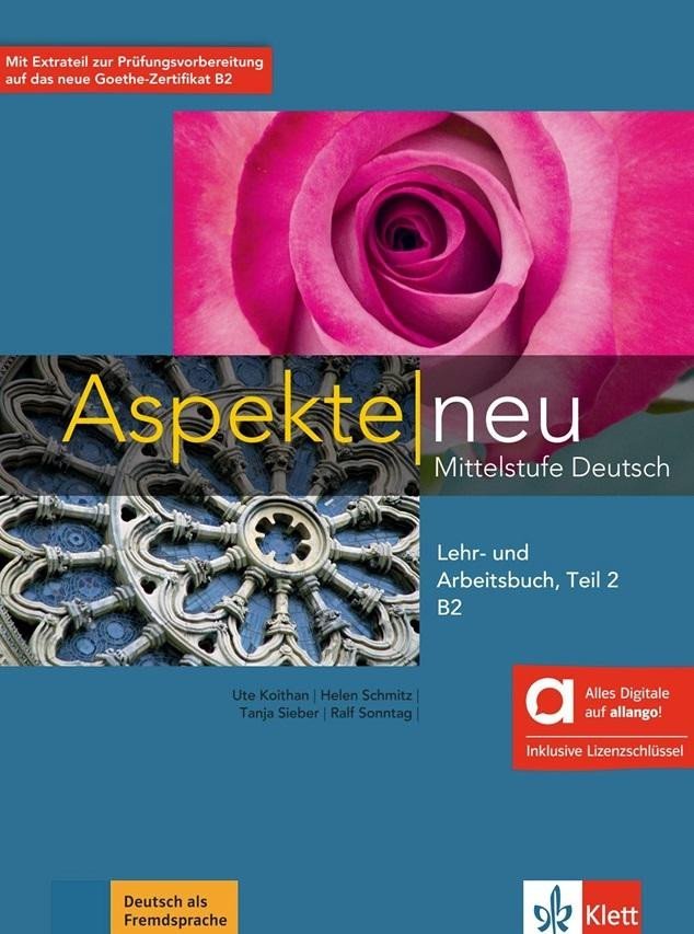 Levně Aspekte neu B2 – Hybride Ausgabe – Lehr./Arbeitsbuch Teil 2 + MP3 allango.net + Lizenz (24 Monate) - Ute Koithan