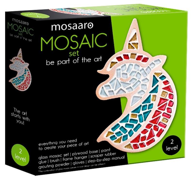 MOSAARO Sada na výrobu mozaiky - Jednorožec