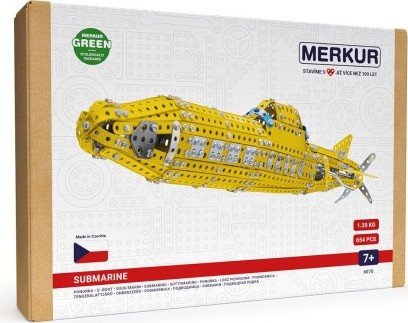 Levně Stavebnice MERKUR Ponorka 658ks v krabici 33x23x5,5cm