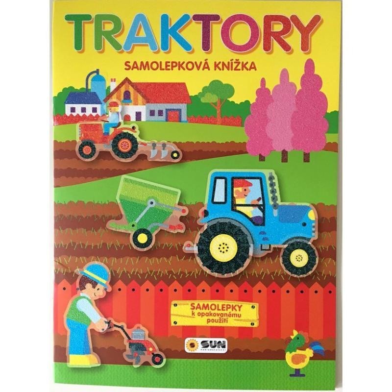 Levně Traktory - samolepková knížka