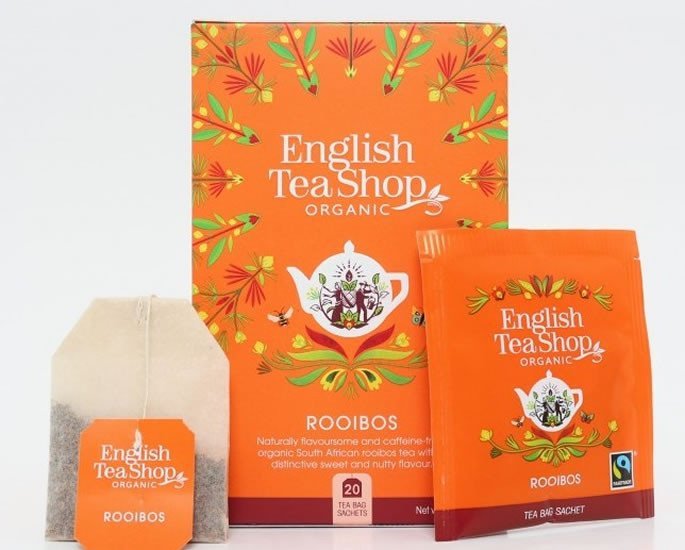 Levně English Tea Shop Čaj Rooibos, 20 sáčků