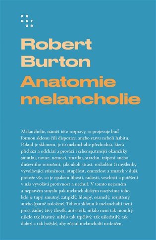 Levně Anatomie melancholie - Robert Burton