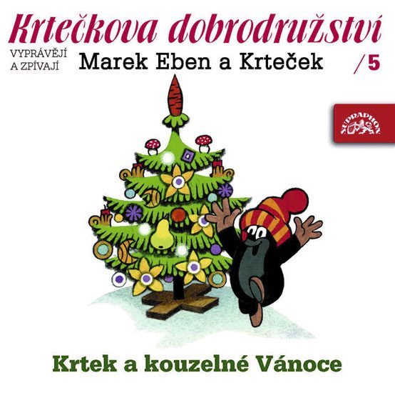 Krtečkova dobrodružství 5 - Krtek a kouzelné Vánoce - CD - Zdeněk Miler