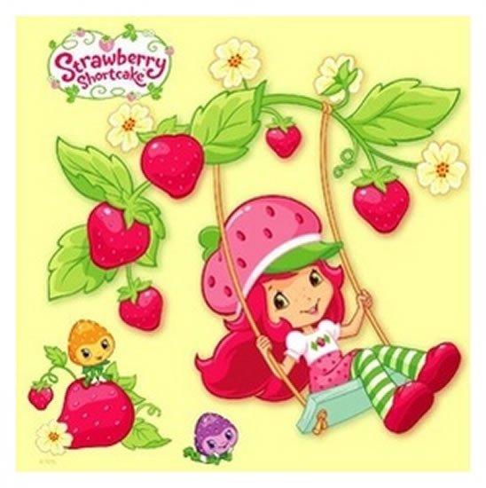 Levně Strawberry Shortcake - omalovánky čtverec s háčkem na zavěšení