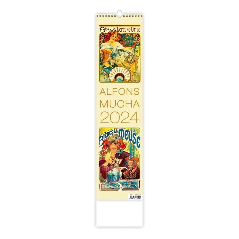 Levně Kalendář nástěnný 2024 - Alfons Mucha
