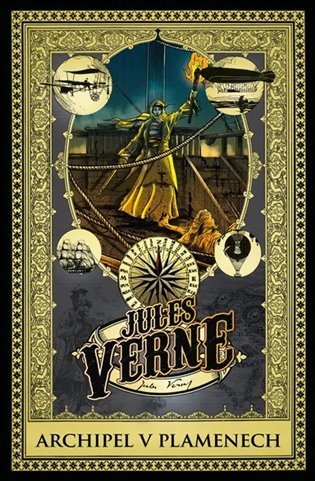 Levně Archipel v plamenech, 1. vydání - Jules Verne