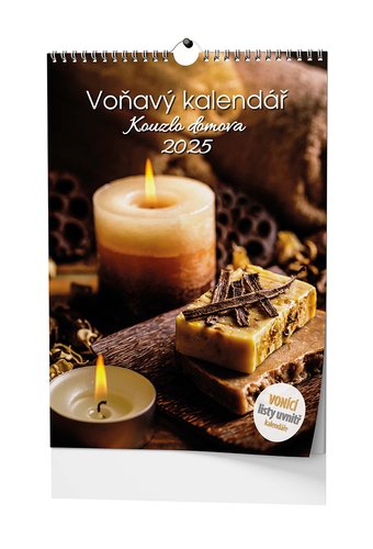 Levně Voňavý kalendář Kouzlo domova 2025 - nástěnný kalendář
