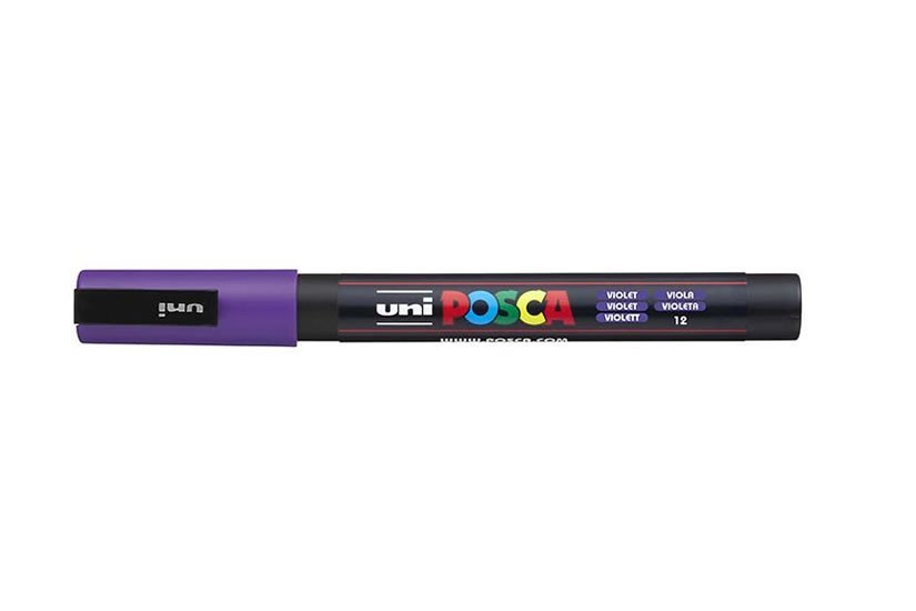 Levně POSCA akrylový popisovač - fialový 0,9 - 1,3 mm