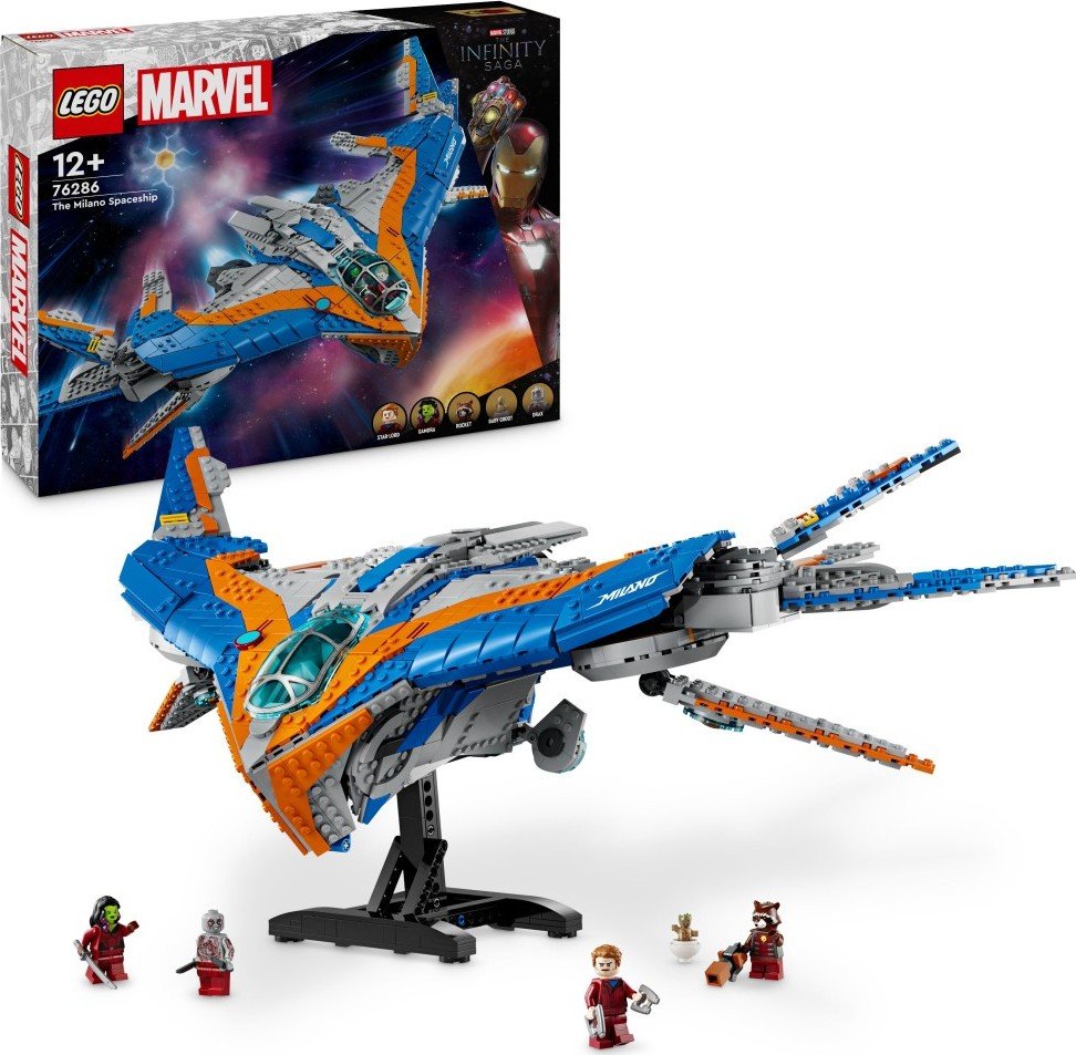 LEGO® Marvel 76286 Strážci Galaxie: Vesmírná loď Milano - LEGO® Marvel Super Heroes