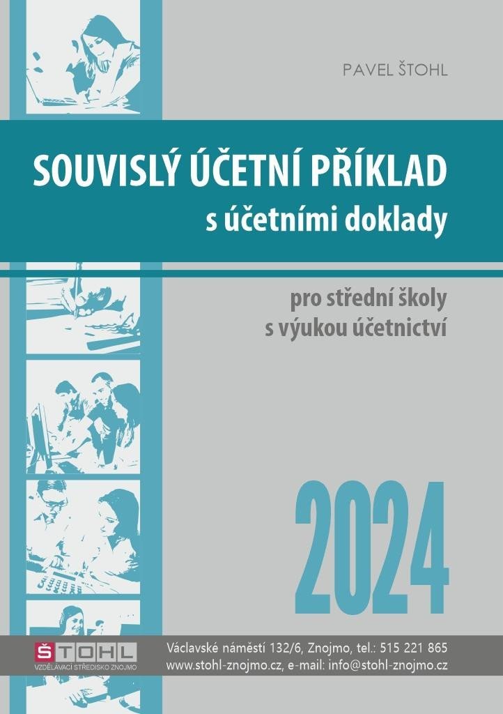 Levně Souvislý účetní příklad s účetními doklady 2024 - Pavel Štohl