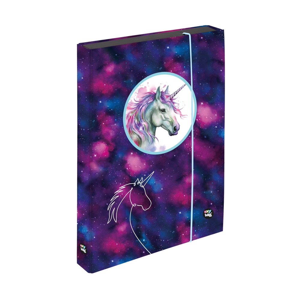 Product detail of Box na sešity A4 Jumbo OXY GO Unicorn