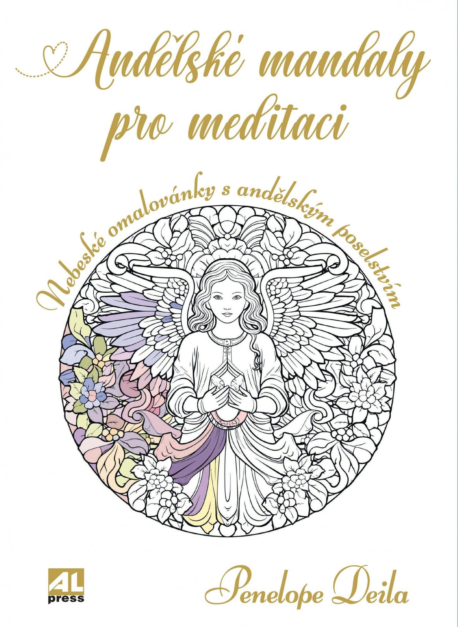 Levně Andělské mandaly pro meditaci - Nebeské omalovánky s andělským poselstvím - Penelope Deila