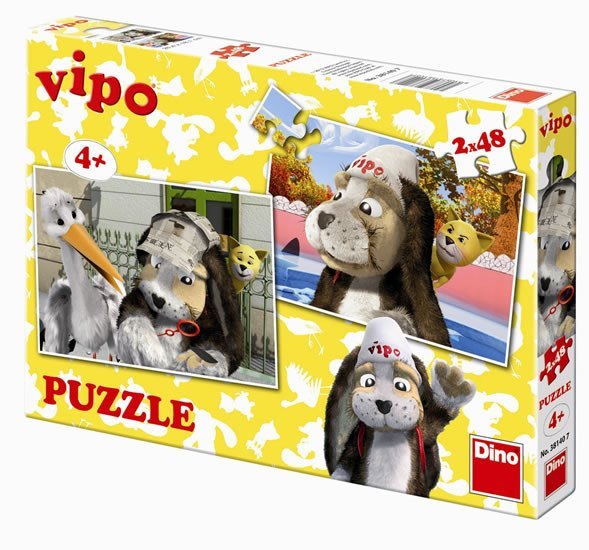 Levně Vipo v Evropě - puzzle 2 motivy v balení