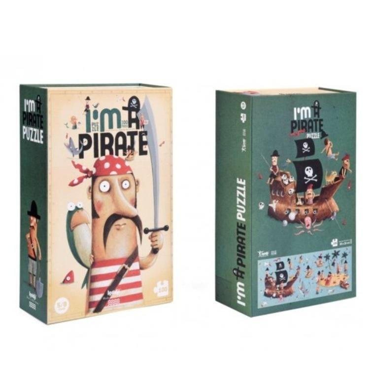 Product detail of LONDJI Velké puzzle Já jsem pirát - 100 pcs