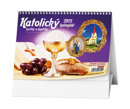 Katolický kalendář 2025 - stolní kalendář