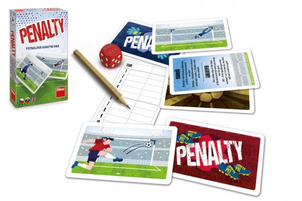 Levně Penalty karetní cestovní hra v krabičce 11,5x18x3,5cm