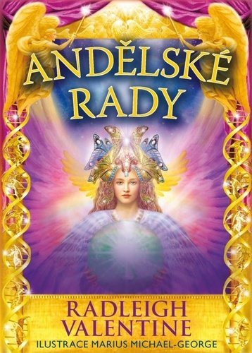 Levně Andělské rady - kniha a 44 karet (lesklé) - Radleigh Valentine