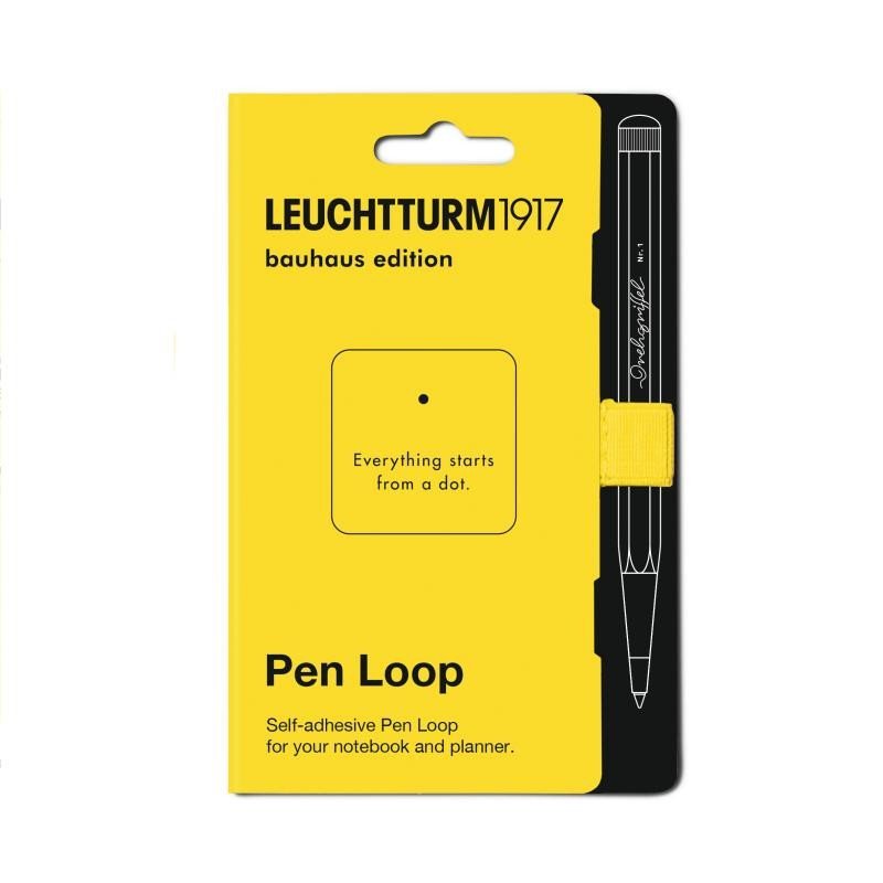 Levně Leuchtturm1917 Pen Loop Lemon Bauhaus Edition