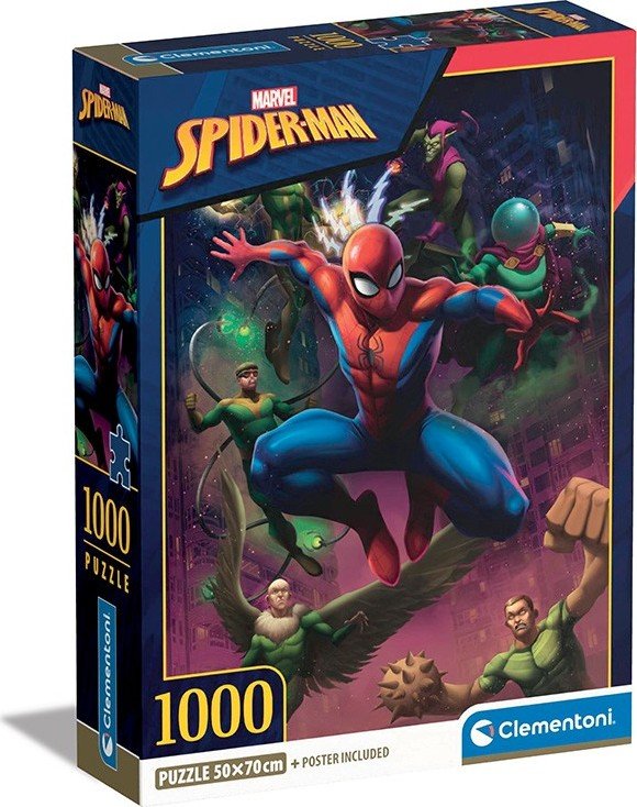 Levně Puzzle Spiderman 1000 dílků - Clementoni