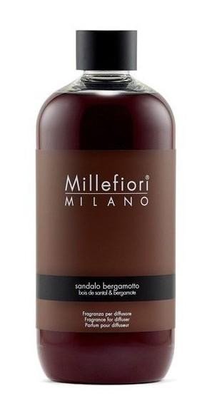 Levně Millefiori Milano Sandalo Bergamotto / náplň do difuzéru 500ml