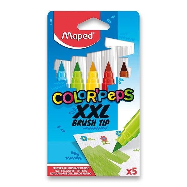 Levně Maped Fixy Color´Peps XXL Brush - 5 barev