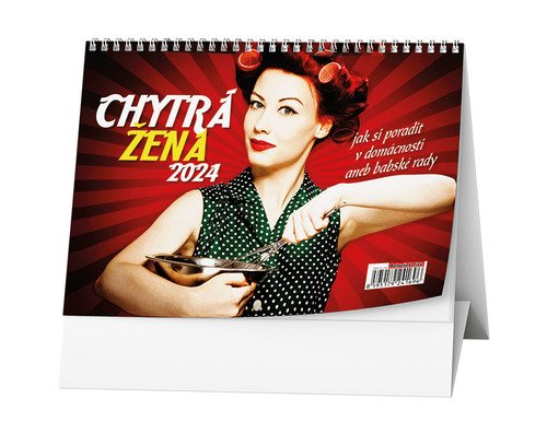 Levně Chytrá žena 2024 - stolní kalendář