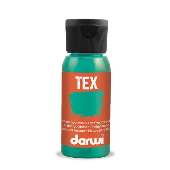 Levně DARWI TEX barva na textil - Mátová zelená 50 ml