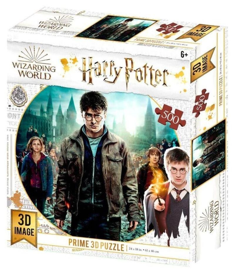 Levně Harry Potter 3D puzzle - Harry, Hermiona, Ron 500 dílků - Babu