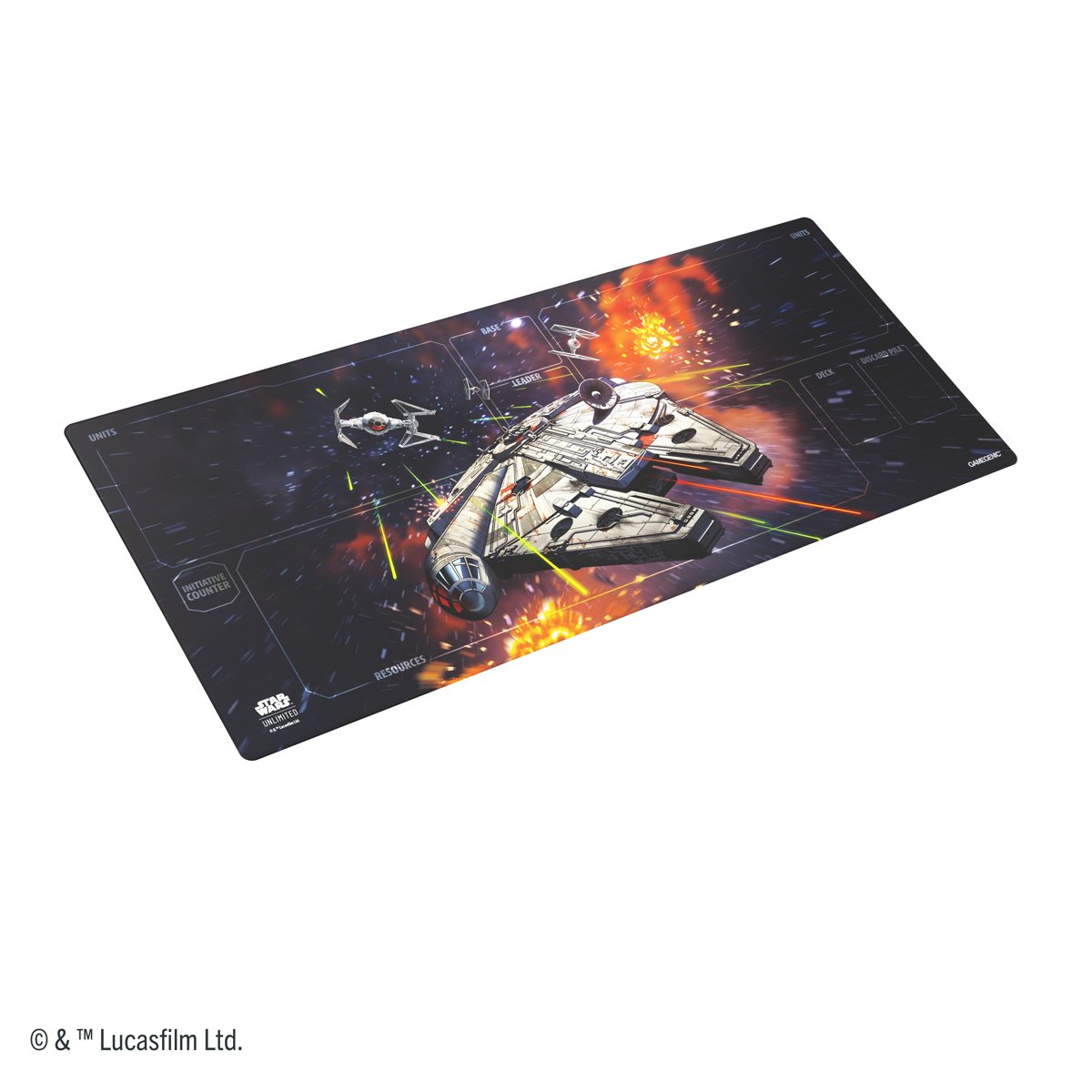 Levně Gamegenic SWU: Xtra-Wide Game Mat - Millenium Falcon