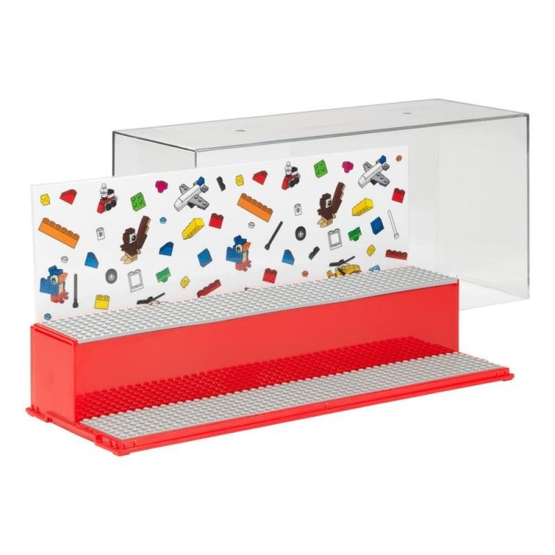 Levně Herní a sběratelská skříňka LEGO ICONIC - červená