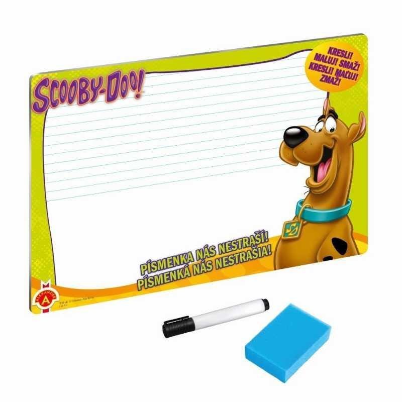 Levně Scooby-Doo! Písmenka nás nestraší - Stírací tabulka