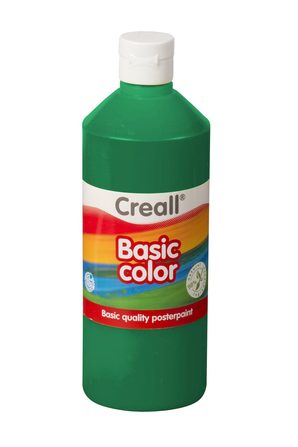 Levně Creall temperová barva, 500 ml, tm. zelená