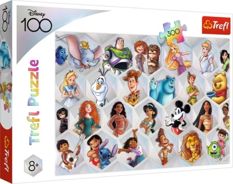 Levně Trefl Puzzle Disney 100 let: Disneyho kouzlo 300 dílků