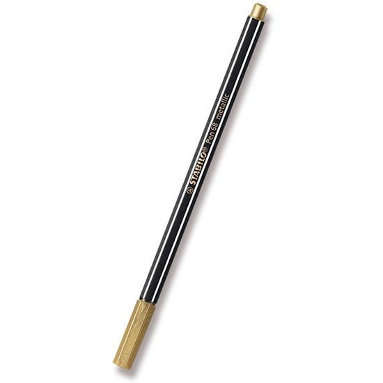 Levně Fixa STABILO Pen 68 zlatá metallic