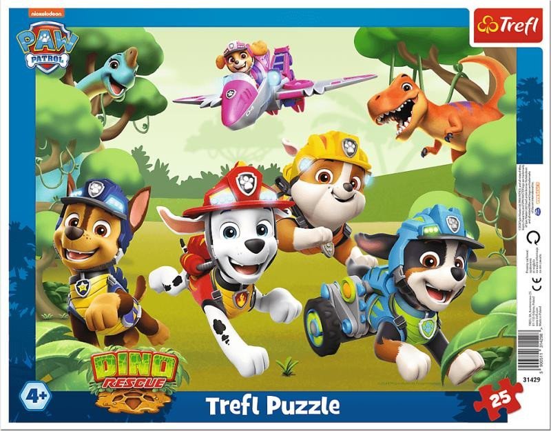 Levně Puzzle Tlapková patrola: Úžasné psí triky/25 dílků