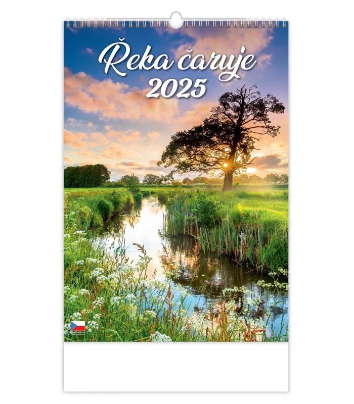 Kalendář nástěnný 2025 - Řeka čaruje