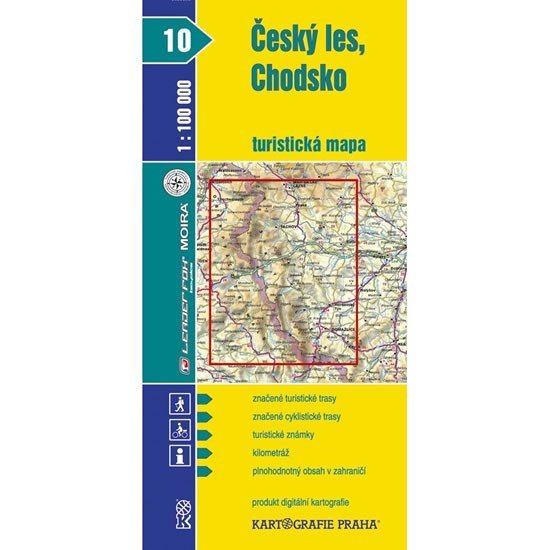 Levně 1:100T (10)-Český les,Chodsko (turistická mapa)