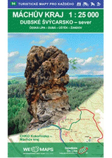 Levně Kokořínsko–Máchův kraj-sever 1:25T/94 Turistické mapy pro každého