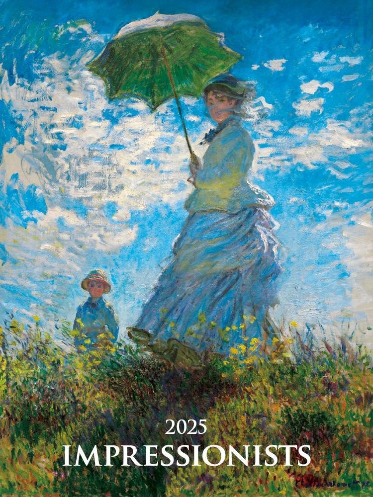 Levně Kalendář 2025 Impressionists, nástěnný, 42 x 56 cm