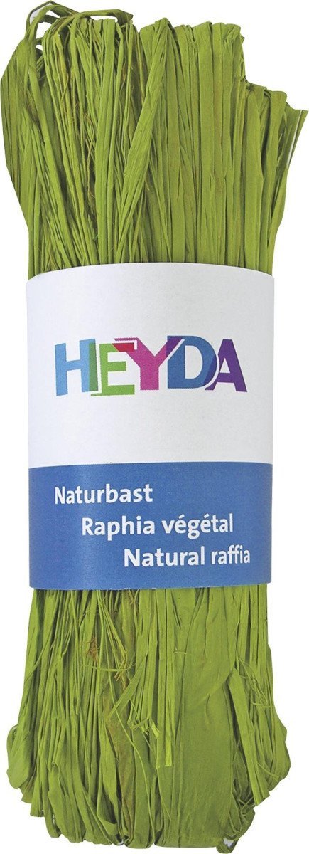 Levně HEYDA Přírodní lýko - světle zelené 50 g