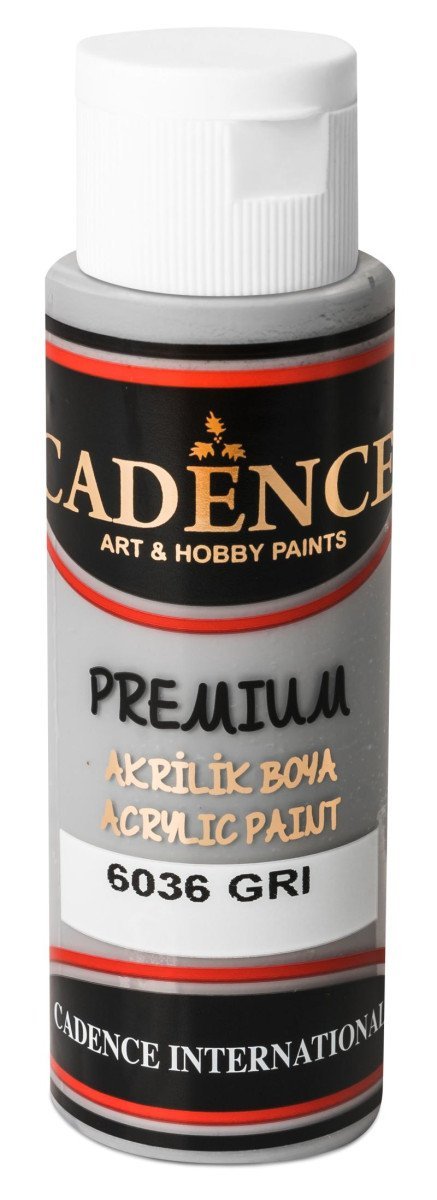 Levně Akrylová barva Cadence Premium - šedá / 70 ml