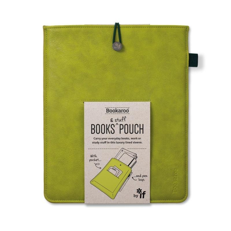 Levně Bookaroo Pouzdro na knihu, tablet - zelenkavé