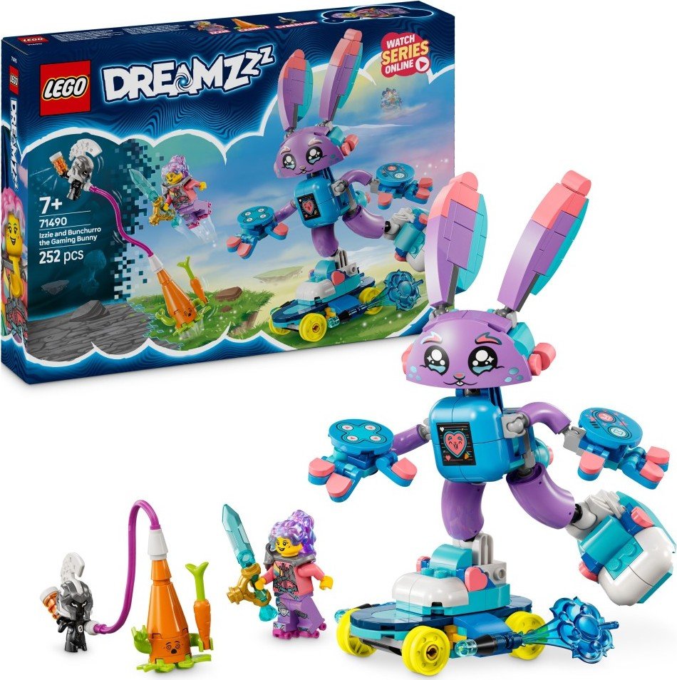 Levně LEGO® DREAMZzz™ 71490 Izzie a herní králíček Bunchurro - LEGO® DREAMZzz™