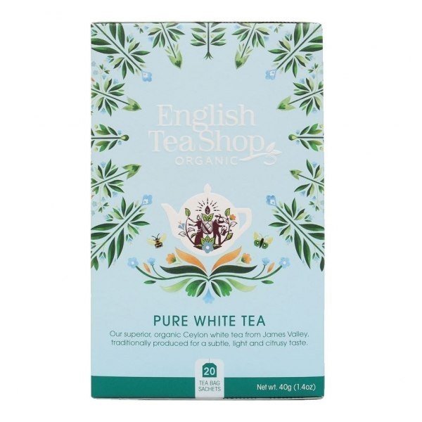 Levně English Tea Shop Čaj bílý čistý, 20 sáčků